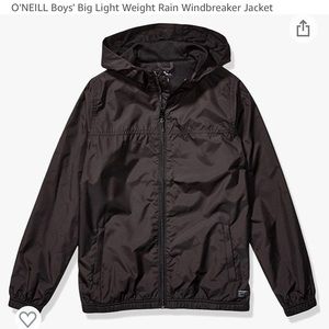 O’neil Boys Big Lightweight Rain Windbreaker Jacket • Size: Boys S, Girls 10/12
